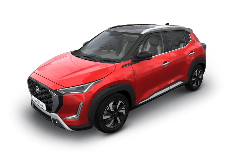 Nissan Magnite in Flare Garnet Red With Onyx Black