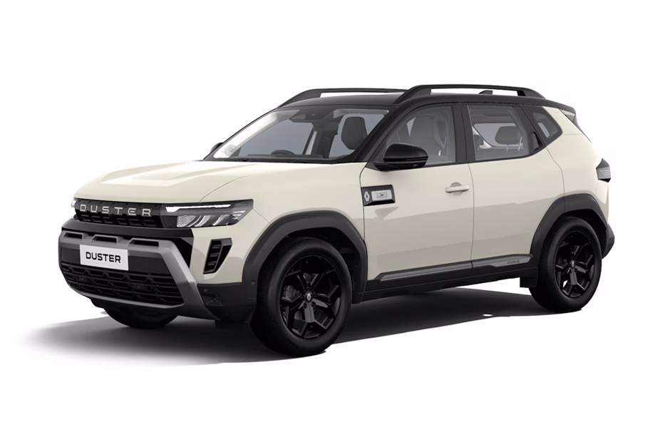 Renault Duster in Pearl White With Black Roof