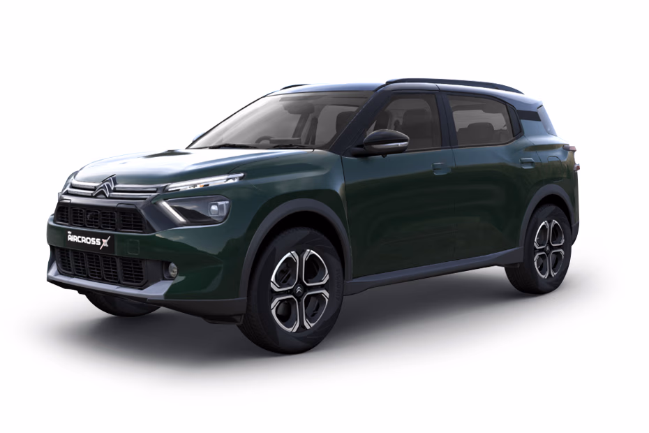Citroen Aircross in Deep Forest Green With Perla Nera Black