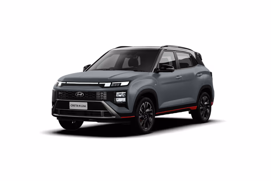 Hyundai Creta N Line in Shadow Grey With Abyss Black Roof