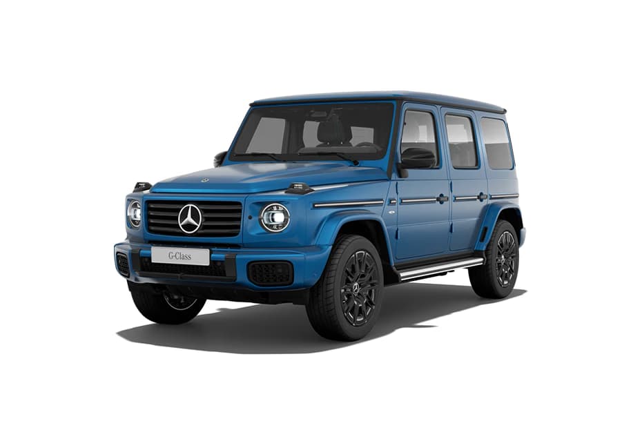 Mercedes-Benz G-Class Electric in South Seas Blue Magno