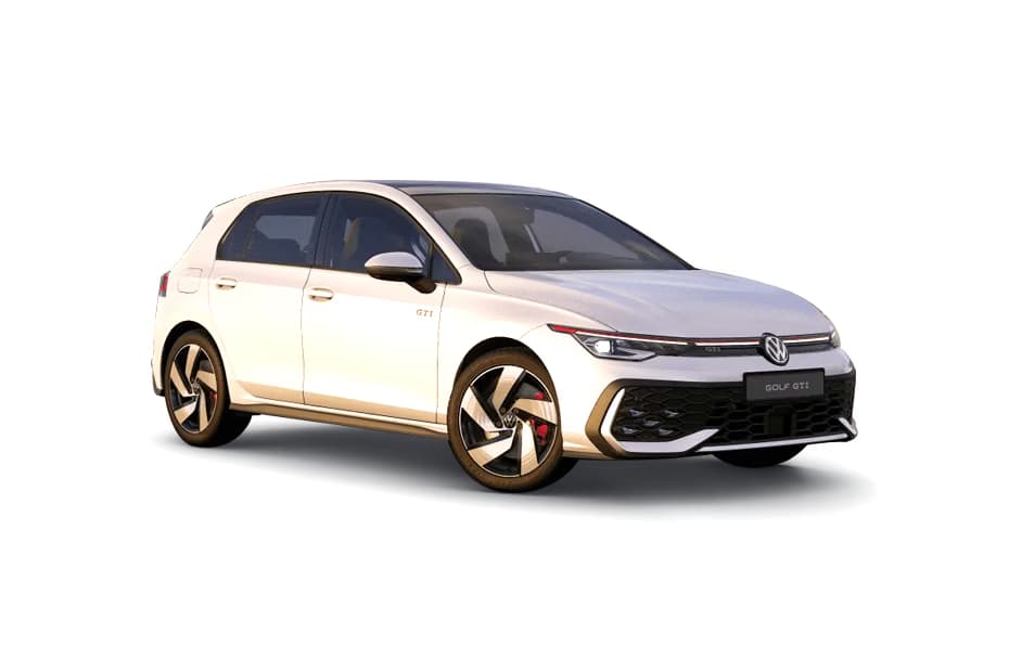 Volkswagen Golf GTI in Oryx White Premium Mother Of Pearl Black