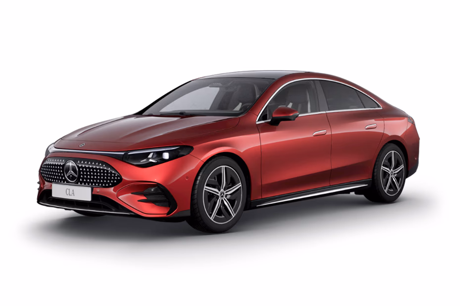 Mercedes-Benz CLA Electric in Patagonia Red Metallic