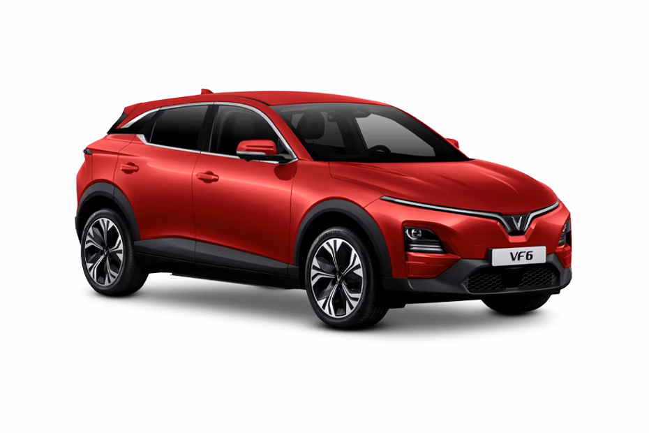 VinFast VF 6 in Crimson Red